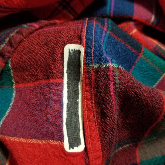 Pendleton VTG Red Plaid Wool USA Made Button Front Shirt - Picture 5 of 7